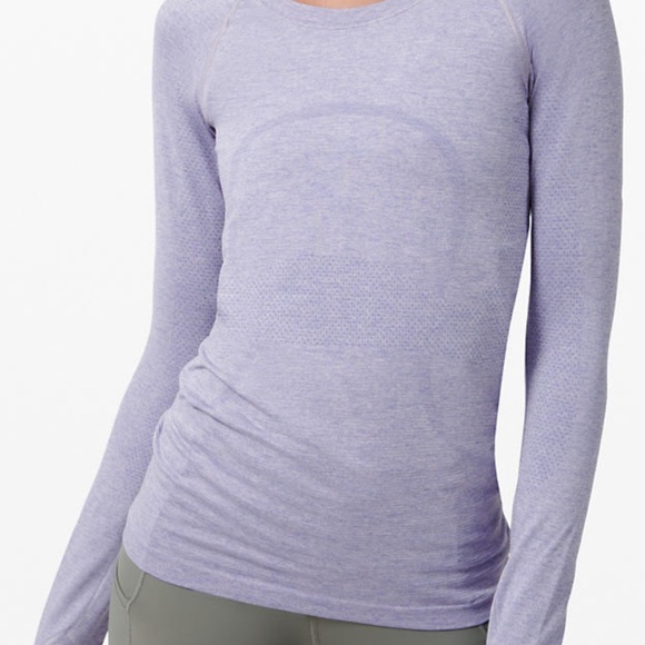 Lululemon Run Swiftly Long Sleeve Purple Sz. 4 - Picture 1 of 7